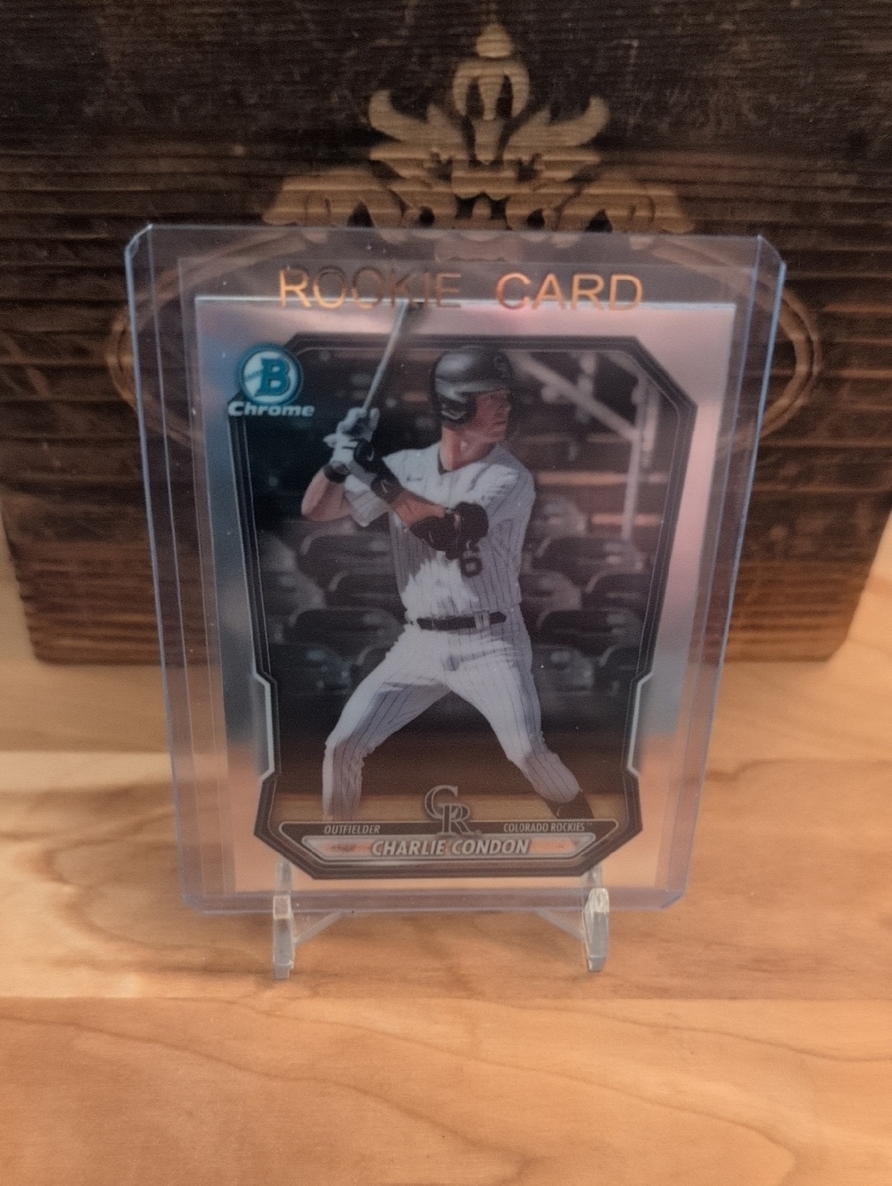 2026 Bowman Chrome Charlie Condon Rookie Prospect Card Rockies